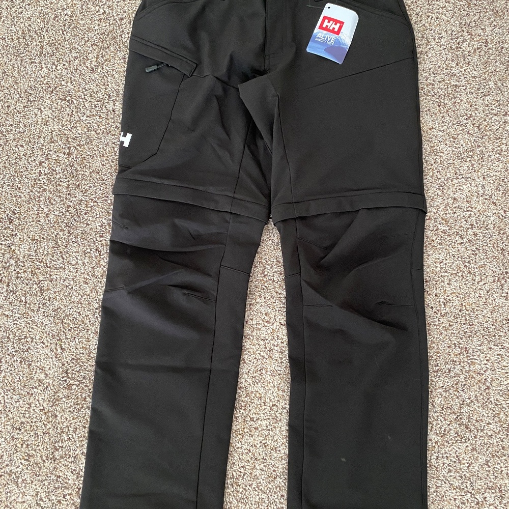 NWT Helly Hansen Convertible Soft Shell Women's hiking pants Size Medium